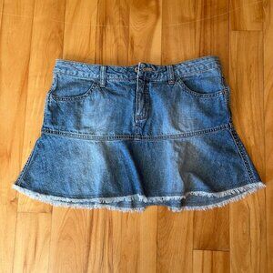Vintage Union Bay Denim Mini Skirt